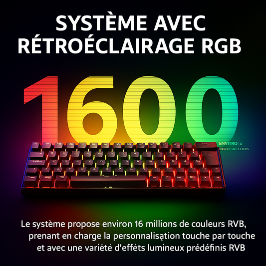Clavier Mécanique Magnétique Pro 8K RGB pour Gamers - Aula WIN60 & WIN68HE